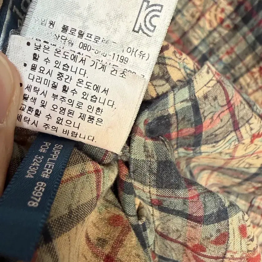 [BUNJANG] 폴로 랄프로렌 체크 셔츠 남방 / 폴로 랄프로렌 체크 셔츠 남방