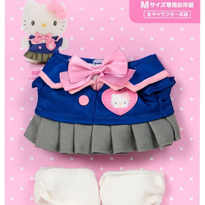 [BUNJANG] Hello Kitty Fittatto Uniform Outfit + Accessories Bundle Set / 일본정품)헬로키티 핏탓토 교복옷+악세서리소품 일괄세트