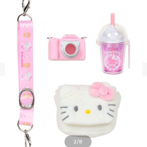 [BUNJANG] Hello Kitty Fittatto Uniform Outfit + Accessories Bundle Set / 일본정품)헬로키티 핏탓토 교복옷+악세서리소품 일괄세트