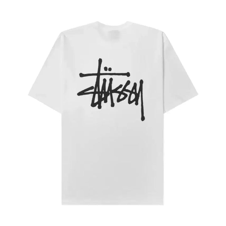 [BUNJANG] Stussy Basic Short Sleeve T-Shirt Black/White / 스투시 베이직 반팔 티셔츠 블랙/화이트 새상품