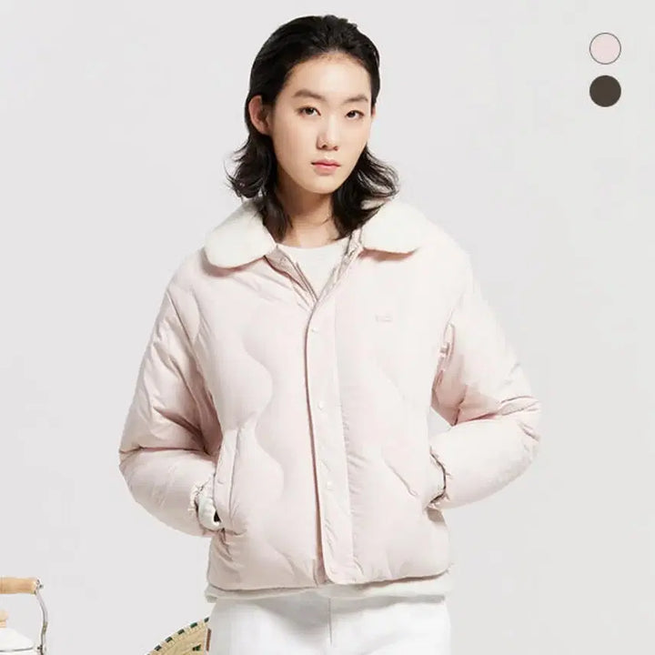[BUNJANG] K2 Silkstar Frieze Goose Down Lightweight Padding Jacket / 77사이즈) K2 케이투 실크스타 프리제 구스 다운 핑크색 경량패딩
