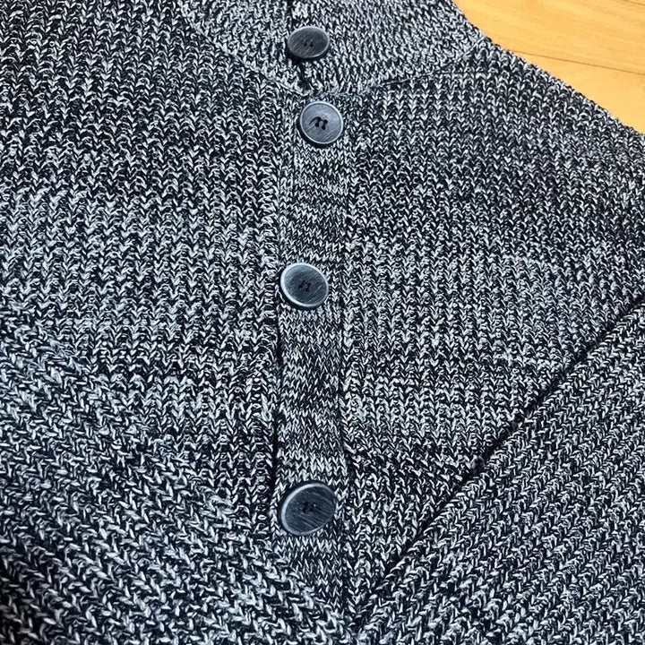 [BUNJANG] NOIAGO High Neck Mix Cardigan / 노이아고 하이넥 믹스 가디건