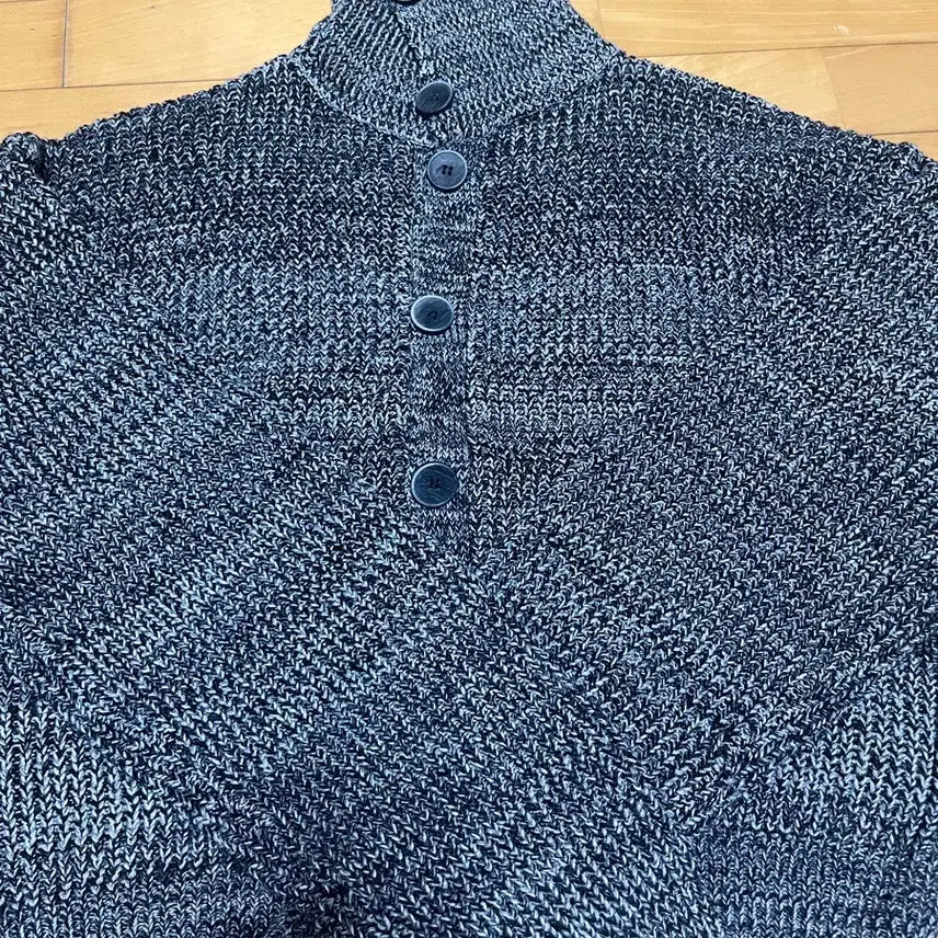 [BUNJANG] NOIAGO High Neck Mix Cardigan / 노이아고 하이넥 믹스 가디건