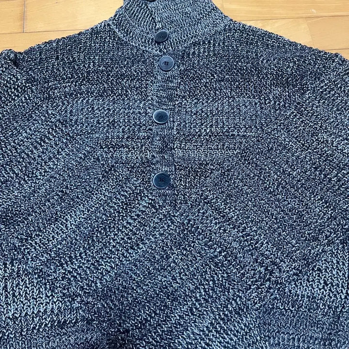 [BUNJANG] NOIAGO High Neck Mix Cardigan / 노이아고 하이넥 믹스 가디건