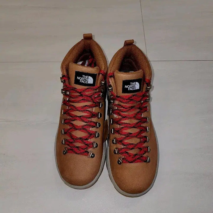 [BUNJANG] The North Face High-Cut Hiking Boots Brown / 노스페이스 하이컷 등산화 브라운