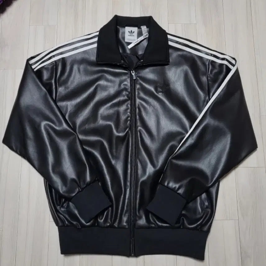[SOLD OUT] (급처) 아디다스 포우 레더 자켓 블랙 (L사이즈)