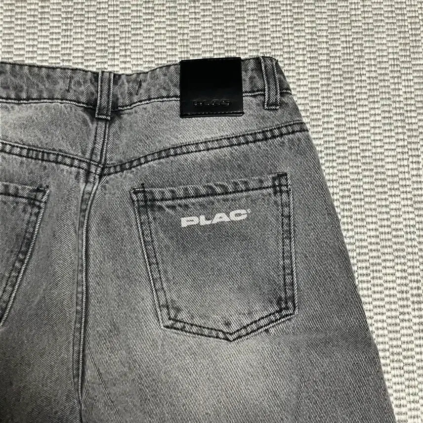 [BUNJANG] PLAC 051 Black Denim Jeans / Plac 051 흑청 데님