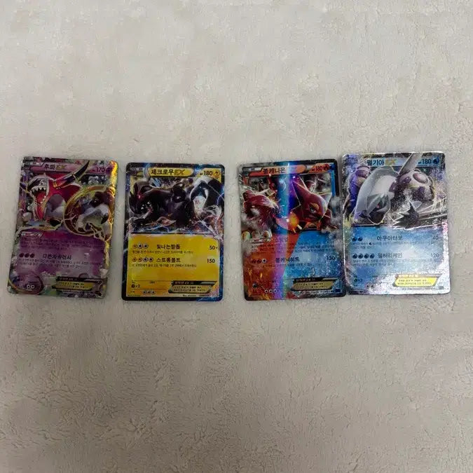 [BUNJANG] Pokemon Card Hoopa, Reshiram, Volcanion, Palkia Bundle Set / 포켓몬 카드 후파 제크로무 볼케니온 펄기아