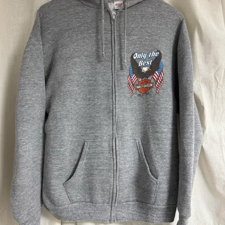 [SOLD OUT] 90s 할리데이비슨 / 빈티지 후드 집업 / L