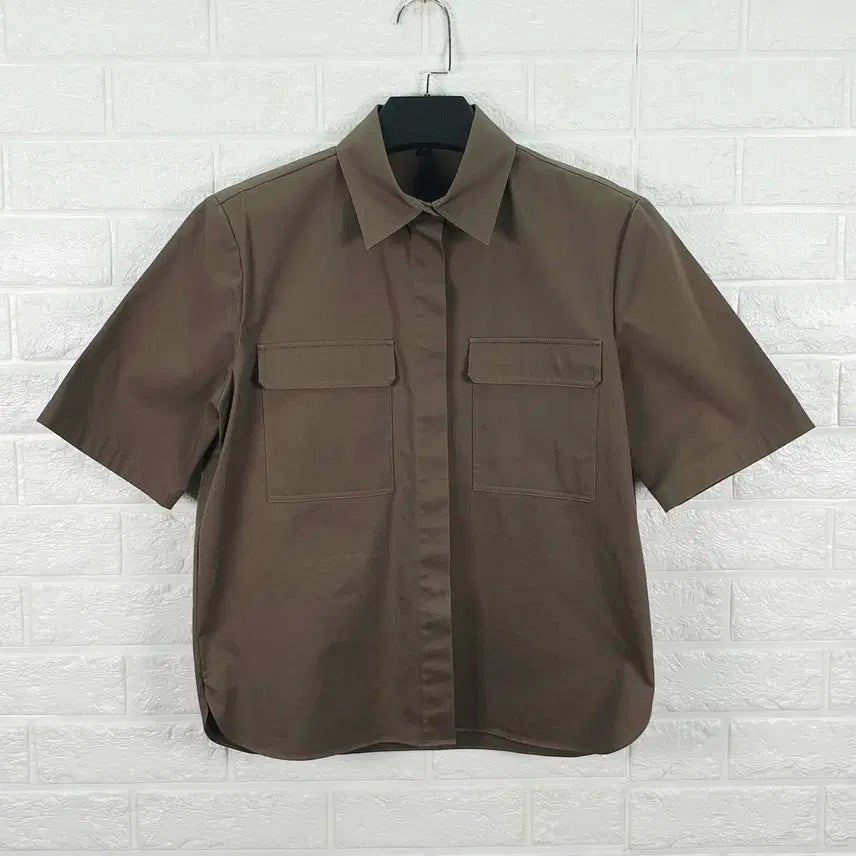 [BUNJANG] Theory Cotton Stretch Short Sleeve Shirt (Women&
