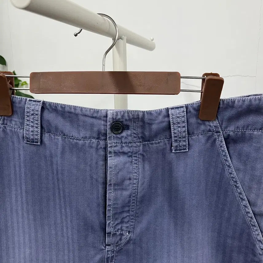 [BUNJANG] Burberry Cotton/Linen Herringbone Pants / 버버리 코튼/린넨 헤링본 팬츠 48