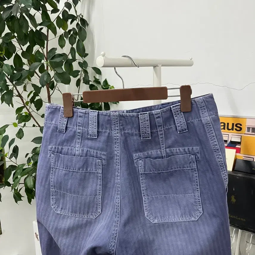 [BUNJANG] Burberry Cotton/Linen Herringbone Pants / 버버리 코튼/린넨 헤링본 팬츠 48