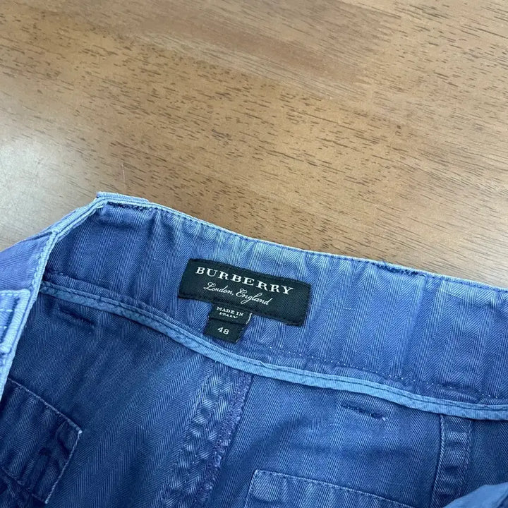 [BUNJANG] Burberry Cotton/Linen Herringbone Pants / 버버리 코튼/린넨 헤링본 팬츠 48