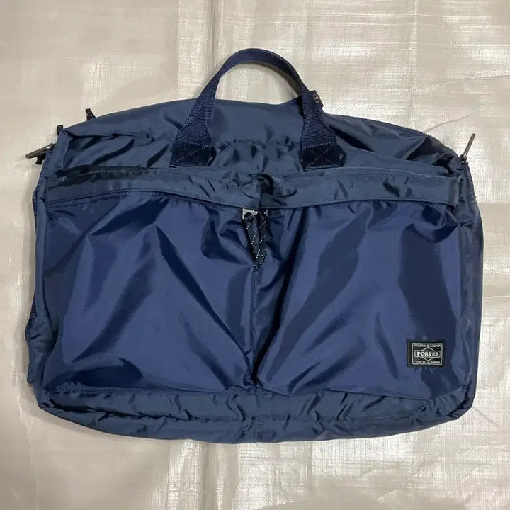 [BUNJANG] Yoshida Porter Force 3-Way Briefcase Navy / 요시다포터 포스 3way 네이비