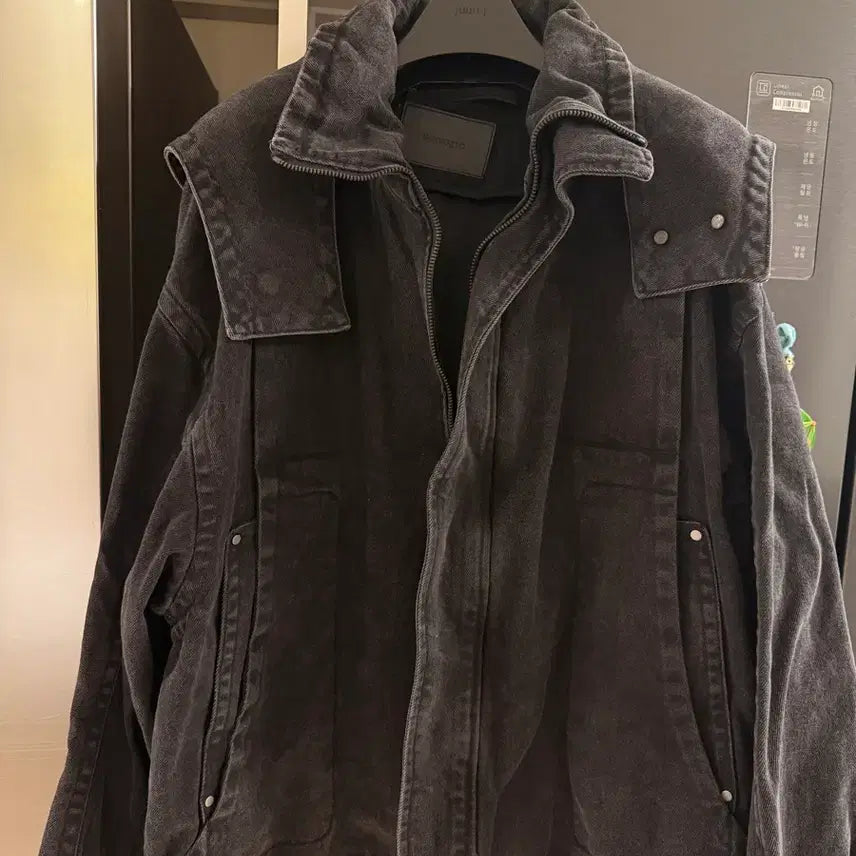 [SOLD OUT] [새 상품] 송지오 컬렉션 하이넥 후드 디터쳐블 점퍼 (100사이즈)