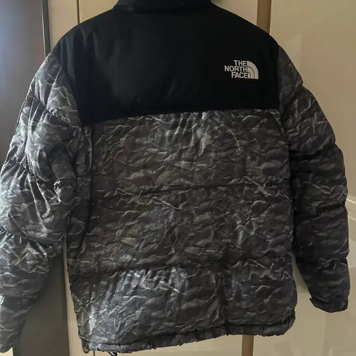 [BUNJANG] The North Face 1996 Retro Nuptse Puffer Jacket Marble Print / 노스페이스 눕시 패딩 마블 L