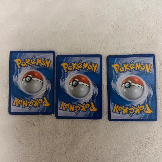 [BUNJANG] Mew EX &amp; Aipom Trading Cards - 3 Card Set / 포켓몬 카드 뮤츠 EX 3장 애몽가