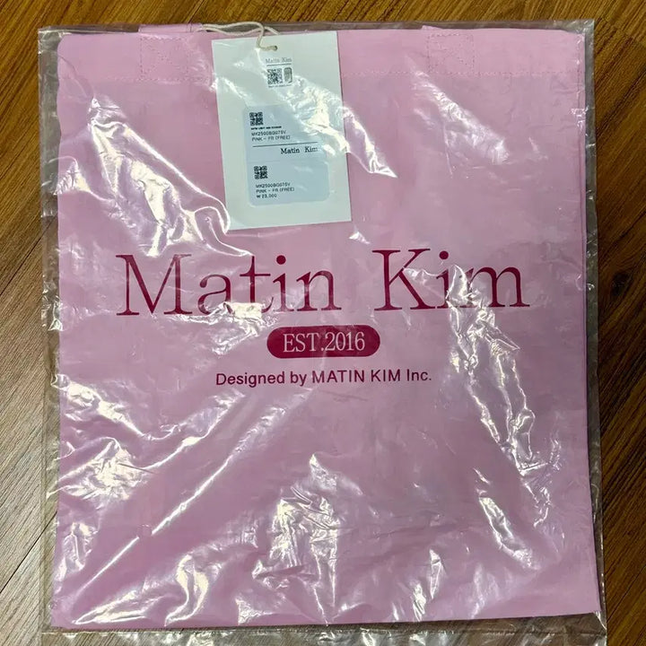 [BUNJANG] Matinkim Canvas Eco Bag Pink Small / 마뗑킴 에코백 핑크색