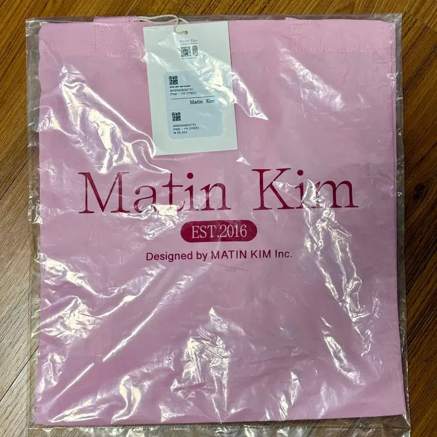 [BUNJANG] Matinkim Canvas Eco Bag Pink Small / 마뗑킴 에코백 핑크색