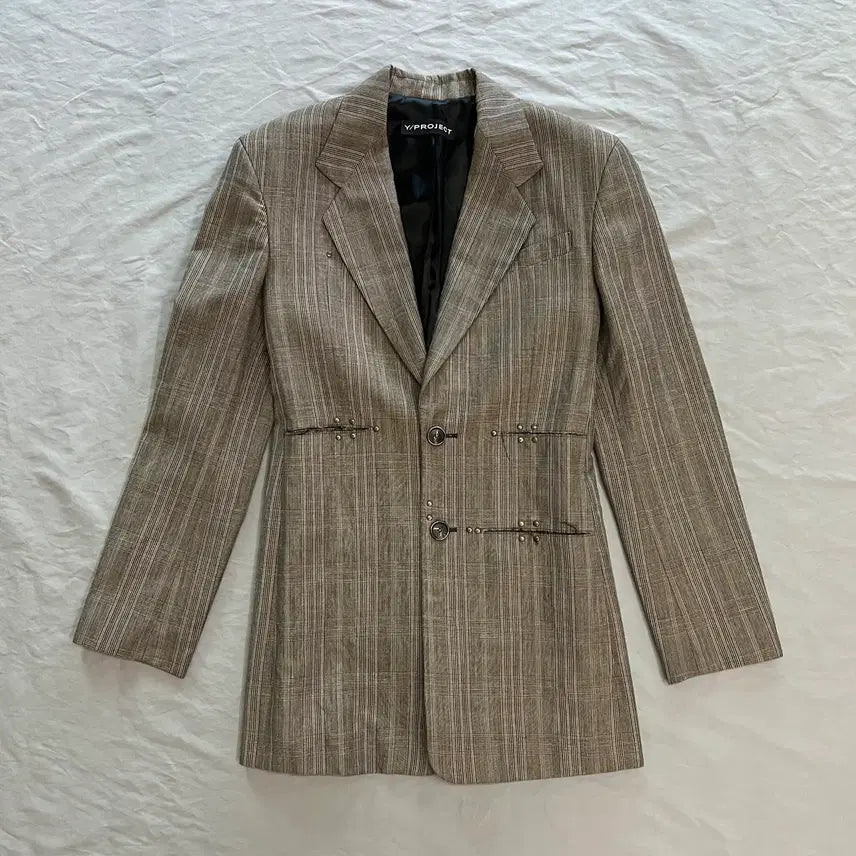 [BUNJANG] Y/Project Striped Blazer Jacket / 와이프로젝트 스트라이프 블레이저 자켓