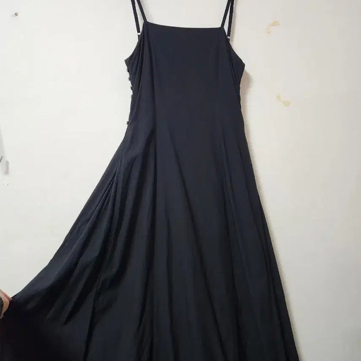 [BUNJANG] Emon Button Detail Slip Dress S / 한섬 ETMON 슬립라인 버튼디테일 원피스 S