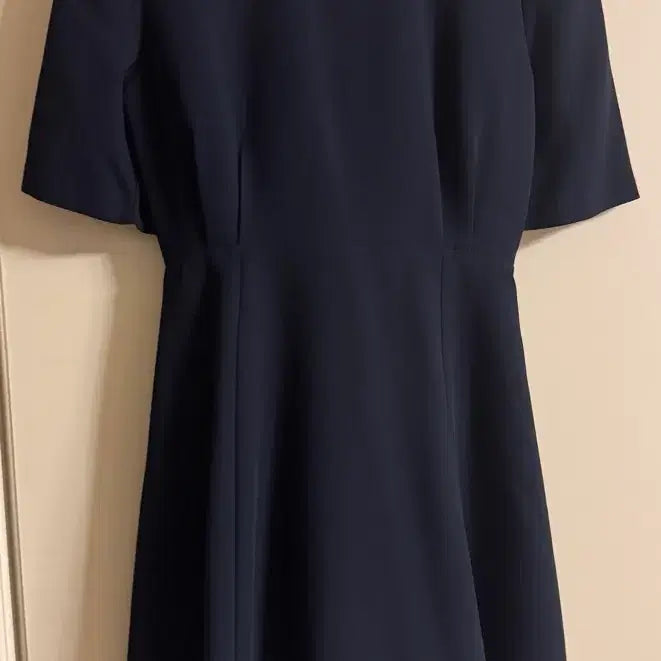 [BUNJANG] Invest Navy Double-Button Dress (Recommended for Wedding Guest Attire) Size 55 / 인베스트 Invest 네이비 더블버튼 원피스(하객룩 강추!) 55사이즈