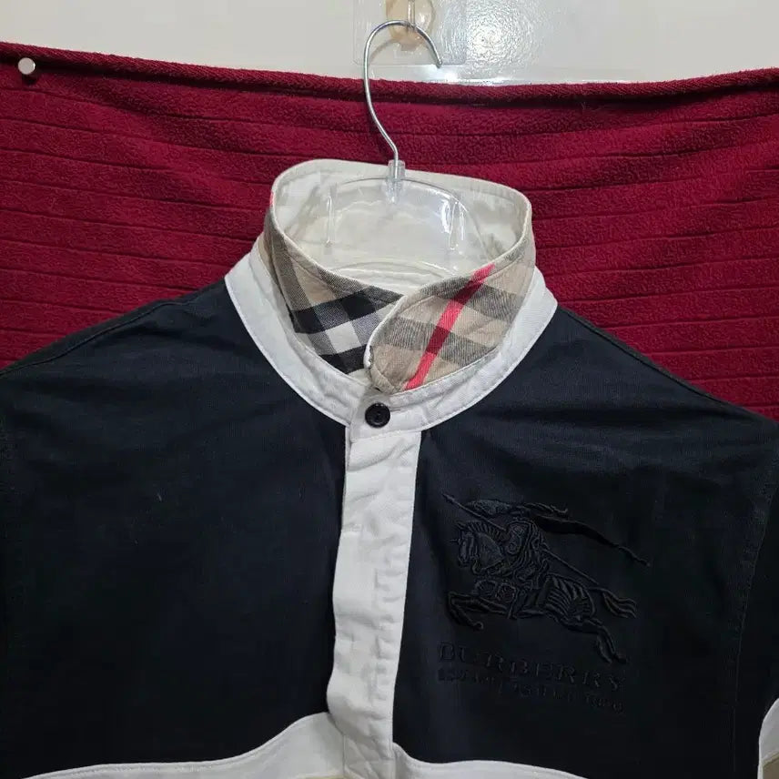 [BUNJANG] Burberry Marine Cotton Rugby Shirt / 버버리 물리네 코튼 럭비 셔츠