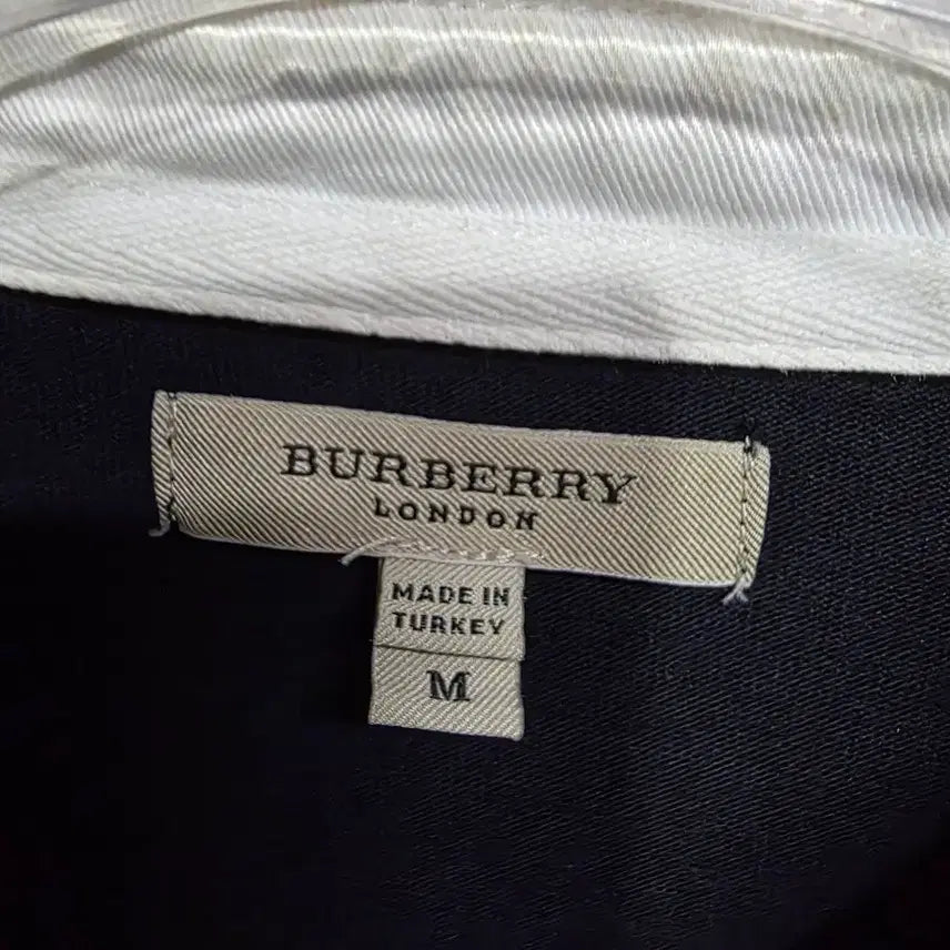 [BUNJANG] Burberry Marine Cotton Rugby Shirt / 버버리 물리네 코튼 럭비 셔츠