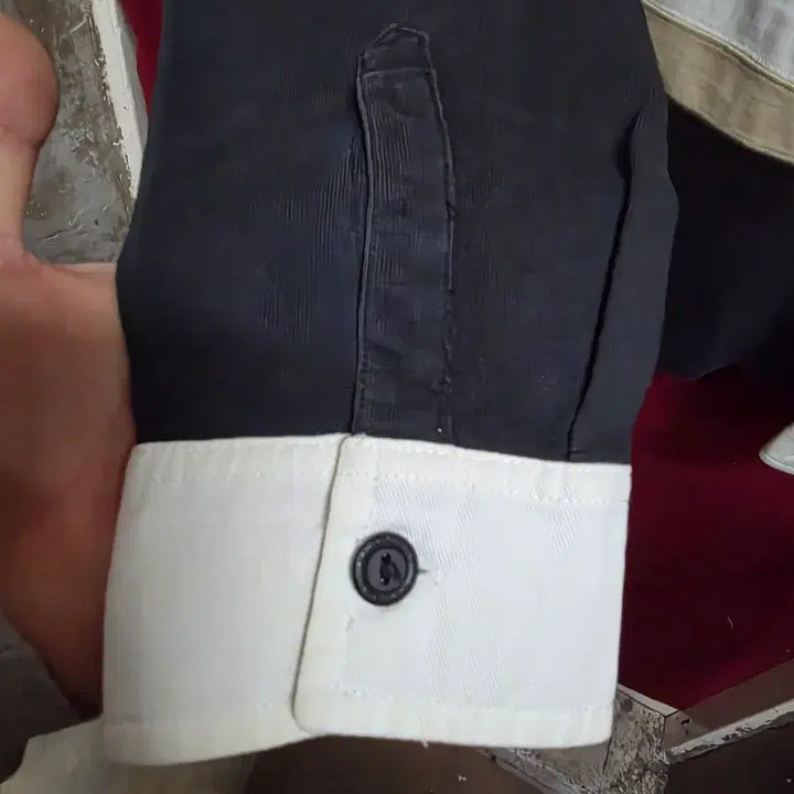 [BUNJANG] Burberry Marine Cotton Rugby Shirt / 버버리 물리네 코튼 럭비 셔츠