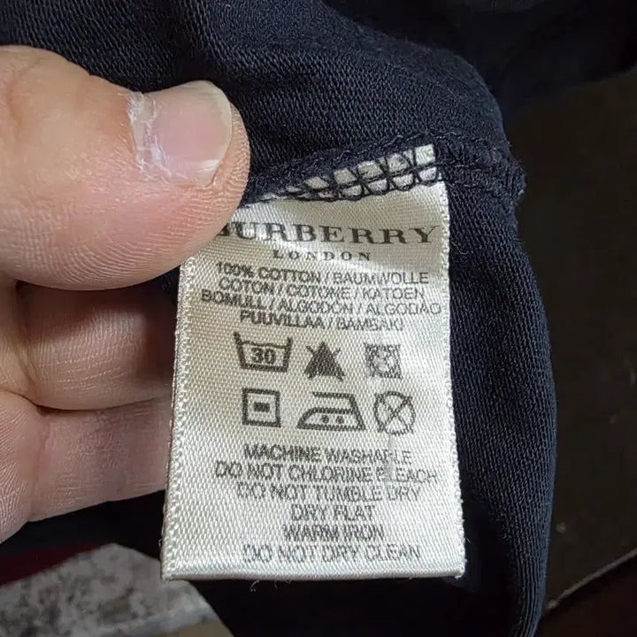 [BUNJANG] Burberry Marine Cotton Rugby Shirt / 버버리 물리네 코튼 럭비 셔츠