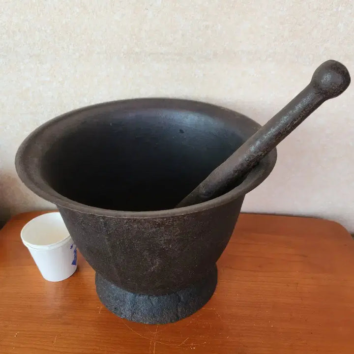 [SOLD OUT] 무쇠 쇠절구 공이 세트
