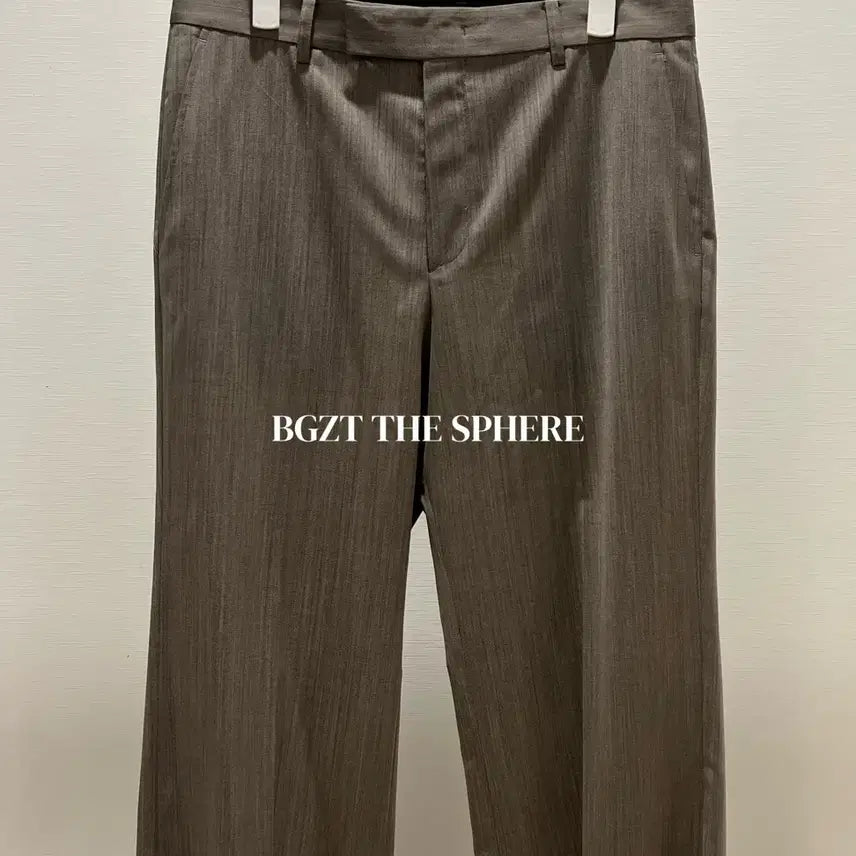 [BUNJANG] RECTO 26SS Flare Fit Suit Pants / 렉토 26SS 플레어핏 수트 팬츠 세피아