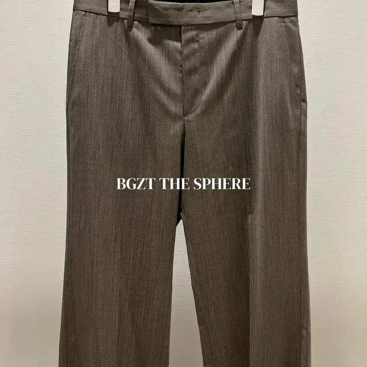 [BUNJANG] RECTO 26SS Flare Fit Suit Pants / 렉토 26SS 플레어핏 수트 팬츠 세피아
