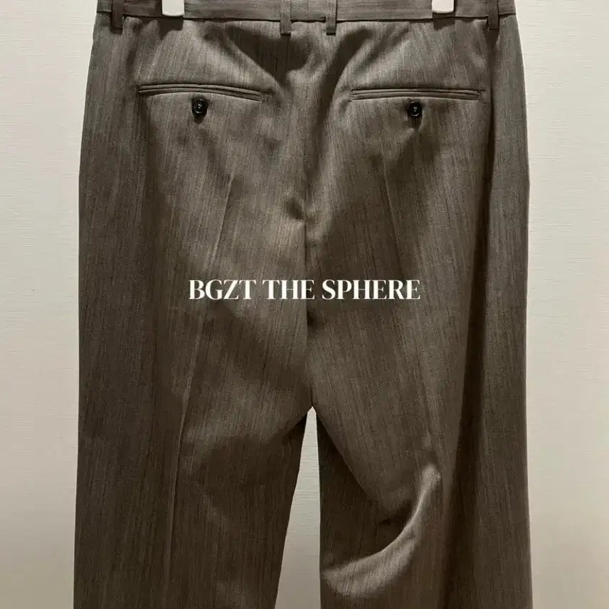 [BUNJANG] RECTO 26SS Flare Fit Suit Pants / 렉토 26SS 플레어핏 수트 팬츠 세피아