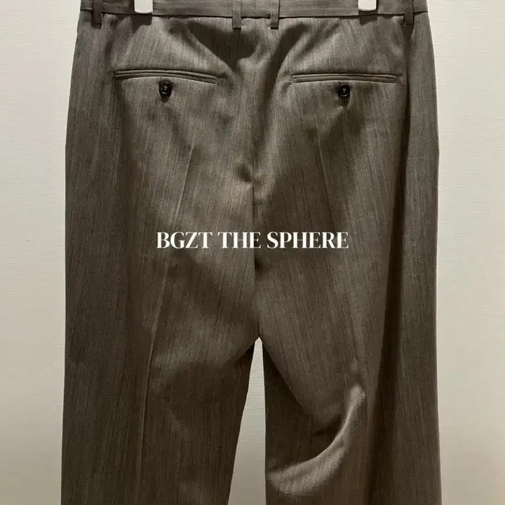[BUNJANG] RECTO 26SS Flare Fit Suit Pants / 렉토 26SS 플레어핏 수트 팬츠 세피아