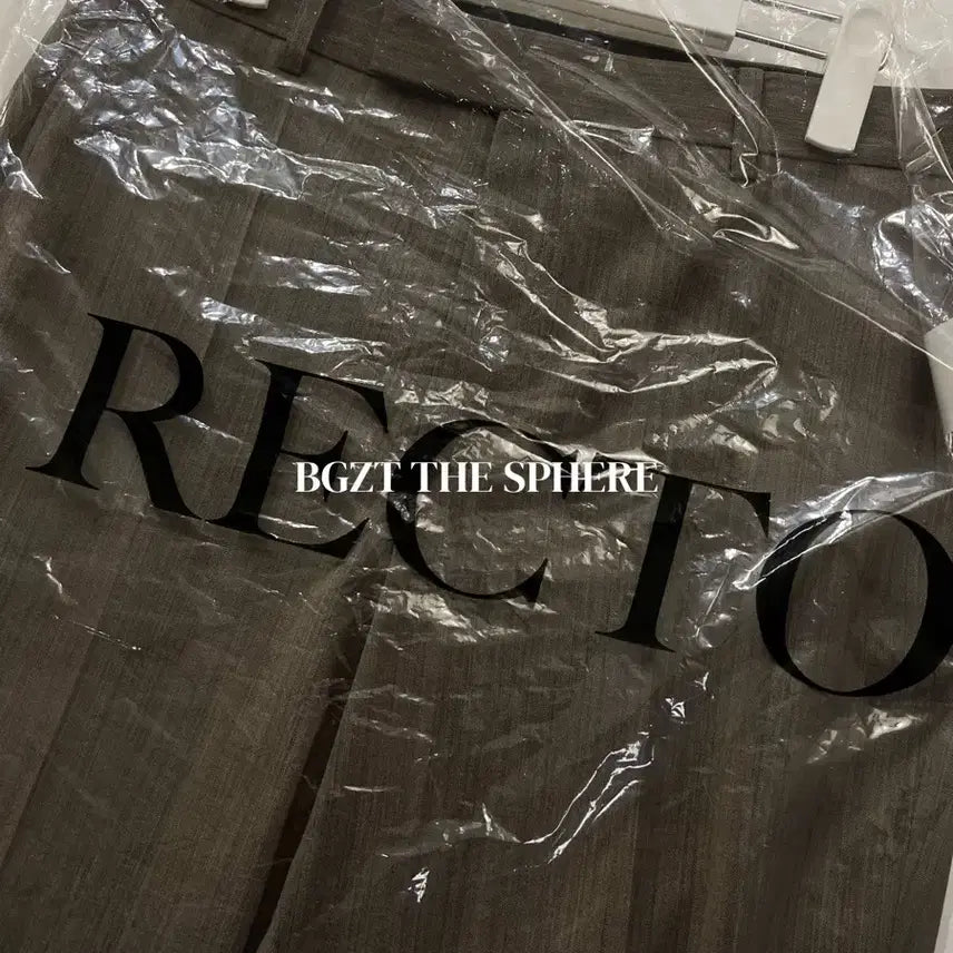 [BUNJANG] RECTO 26SS Flare Fit Suit Pants / 렉토 26SS 플레어핏 수트 팬츠 세피아