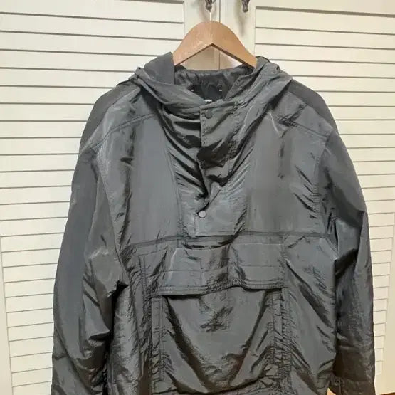 [BUNJANG] ILCORSO Metallic Anorak Jacket / ILCORSO 오버핏 메탈릭 아노락 점퍼 100