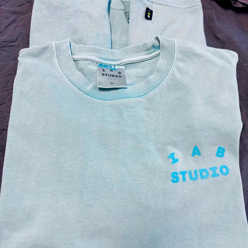 [SOLD OUT] 아이앱 스튜디오 피그먼트 반팔티셔츠 시안 XL