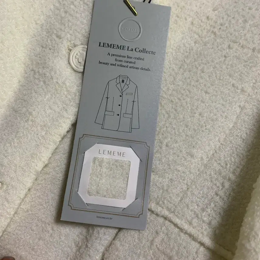 [BUNJANG] Le Meme Tweed Heritage Jacket - Cream / 새상품 ) 르메메 오드 트위드 헤리티지자켓 크림/ 이번주 안팔리면 내려용