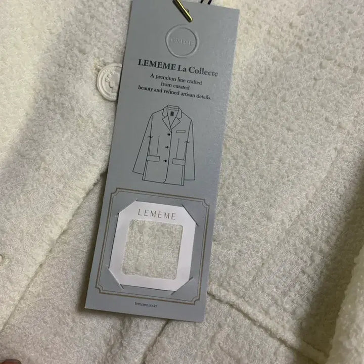 [BUNJANG] Le Meme Tweed Heritage Jacket - Cream / 새상품 ) 르메메 오드 트위드 헤리티지자켓 크림/ 이번주 안팔리면 내려용