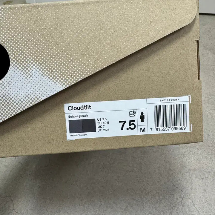 [BUNJANG] OnRunning Cloud Tilt Eclipse Black 255 Sneakers / 온러닝 클라우드 틸트 255