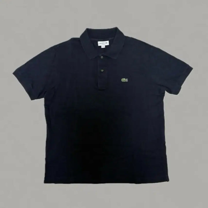[BUNJANG] Lacoste Navy Short Sleeve Polo T-Shirt Classic Fit / 라코스테 네이비 반팔 폴로 티셔츠