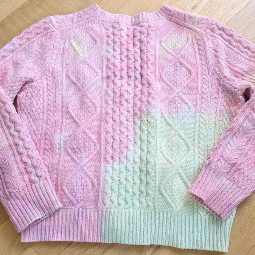 [BUNJANG] Polo Ralph Lauren Cable Knit Sweater / 폴로 랄프로렌 핑크 케이블 니트