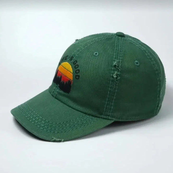 [BUNJANG] Life is Good American Vintage Ball Cap / 라이프이즈굿 아메리칸 빈티지 볼캡 모자