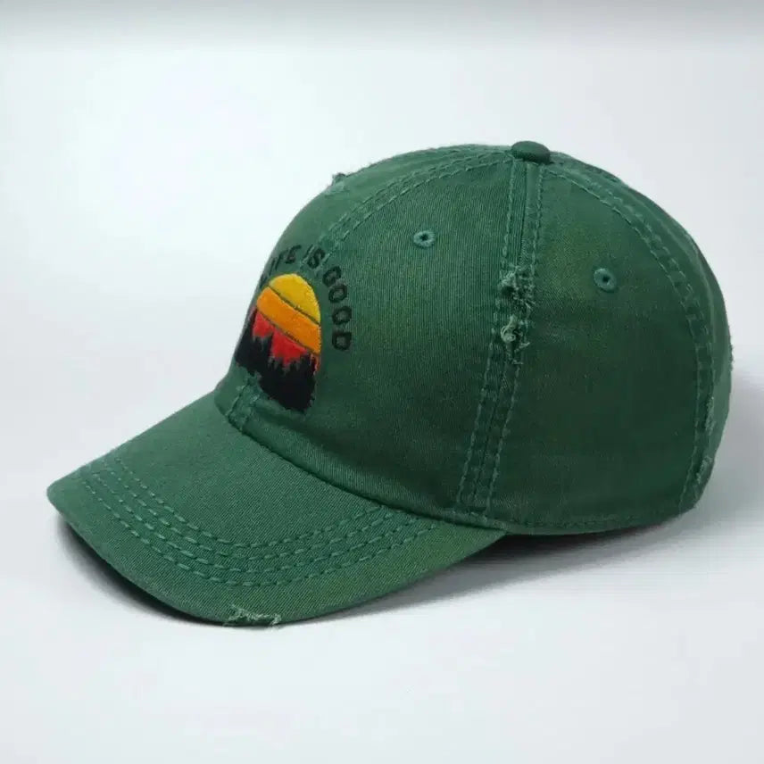 [BUNJANG] Life is Good American Vintage Ball Cap / 라이프이즈굿 아메리칸 빈티지 볼캡 모자