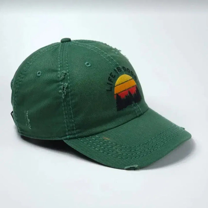 [BUNJANG] Life is Good American Vintage Ball Cap / 라이프이즈굿 아메리칸 빈티지 볼캡 모자