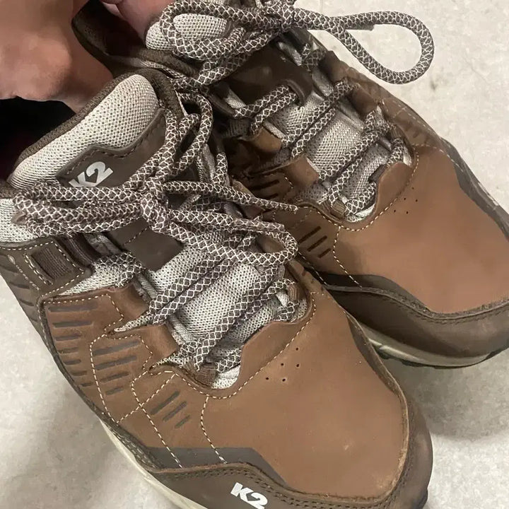 [SOLD OUT] K2 고어텍스 등산화 운동화 트레킹화 브라운 270
