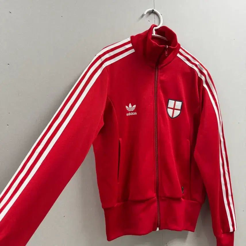 [BUNJANG] Adidas England Track Top Red / 여성 90 / 아디다스 잉글랜드 져지 트랙탑 레드