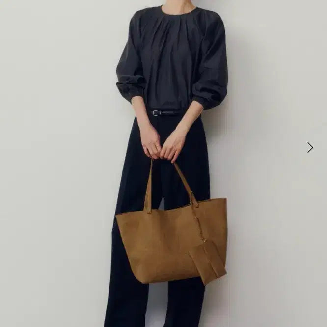 [BUNJANG] SIE Haze Pintuck Blouse Charcoal / 새상품) sie 시에 헤이즈 핀턱 블라우스 차콜
