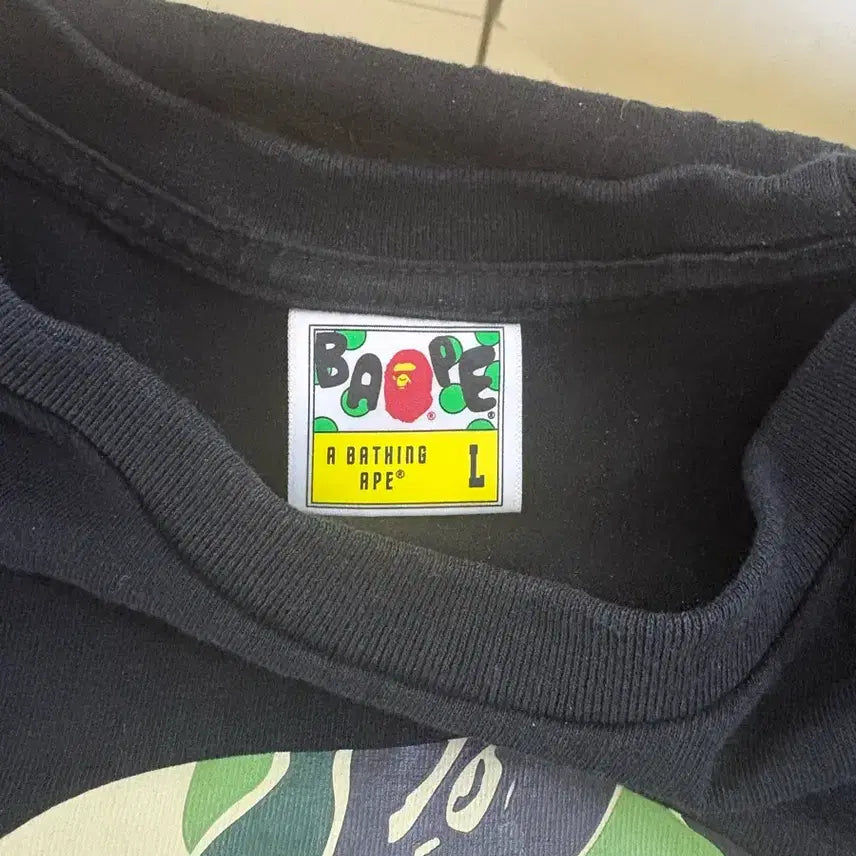 [BUNJANG] BAPE Big Ape Head City T-Shirt Black (L) / BAPE 베이프 재팬 빅 에이프 헤드 시티 티셔츠 블랙 L